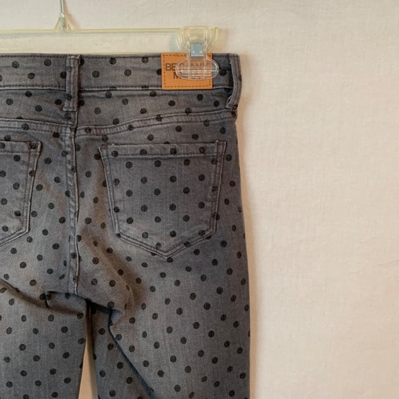 BETHANY MOTA Grey Polka Dot Skinny Ankle Jeans Jeggings Size 00R - Picture 8 of 15